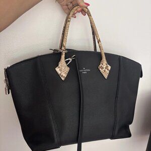 Authentic Louis Vuitton Lockit MM RARE python snake veau leather $4560 MSRP